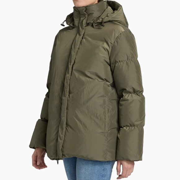 Jenni Kayne Hooded Down Puffer Jacket Medium - Picture 3 of 15